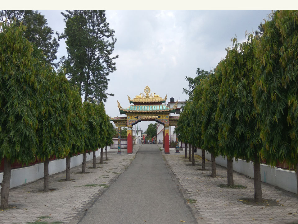 Entrance to Buddhist Monastery