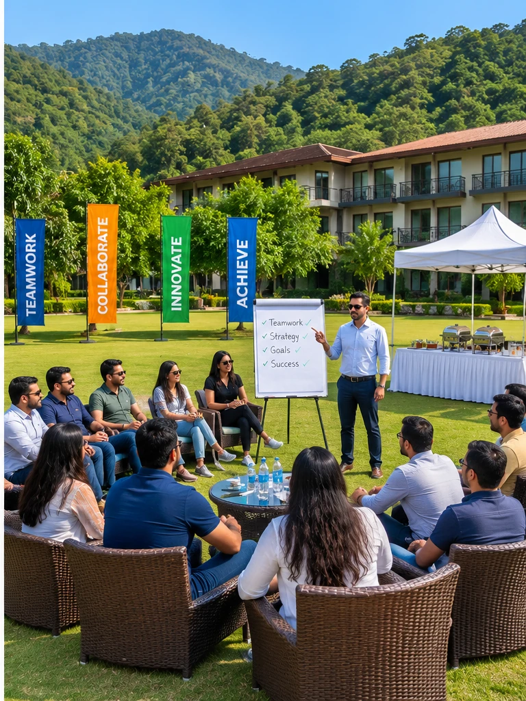 Corporate offsite resort in Corbett