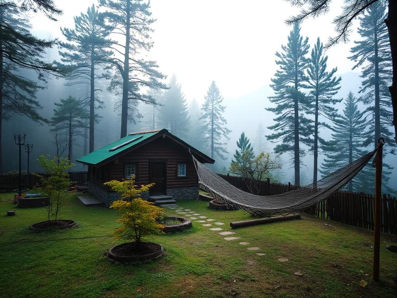 Secluded cottage homestay with garden surrounded by pine forest in Mukteshwar
