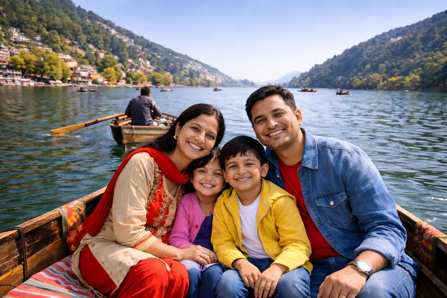 Nainital tour package from Ahmedabad with lake and hill view