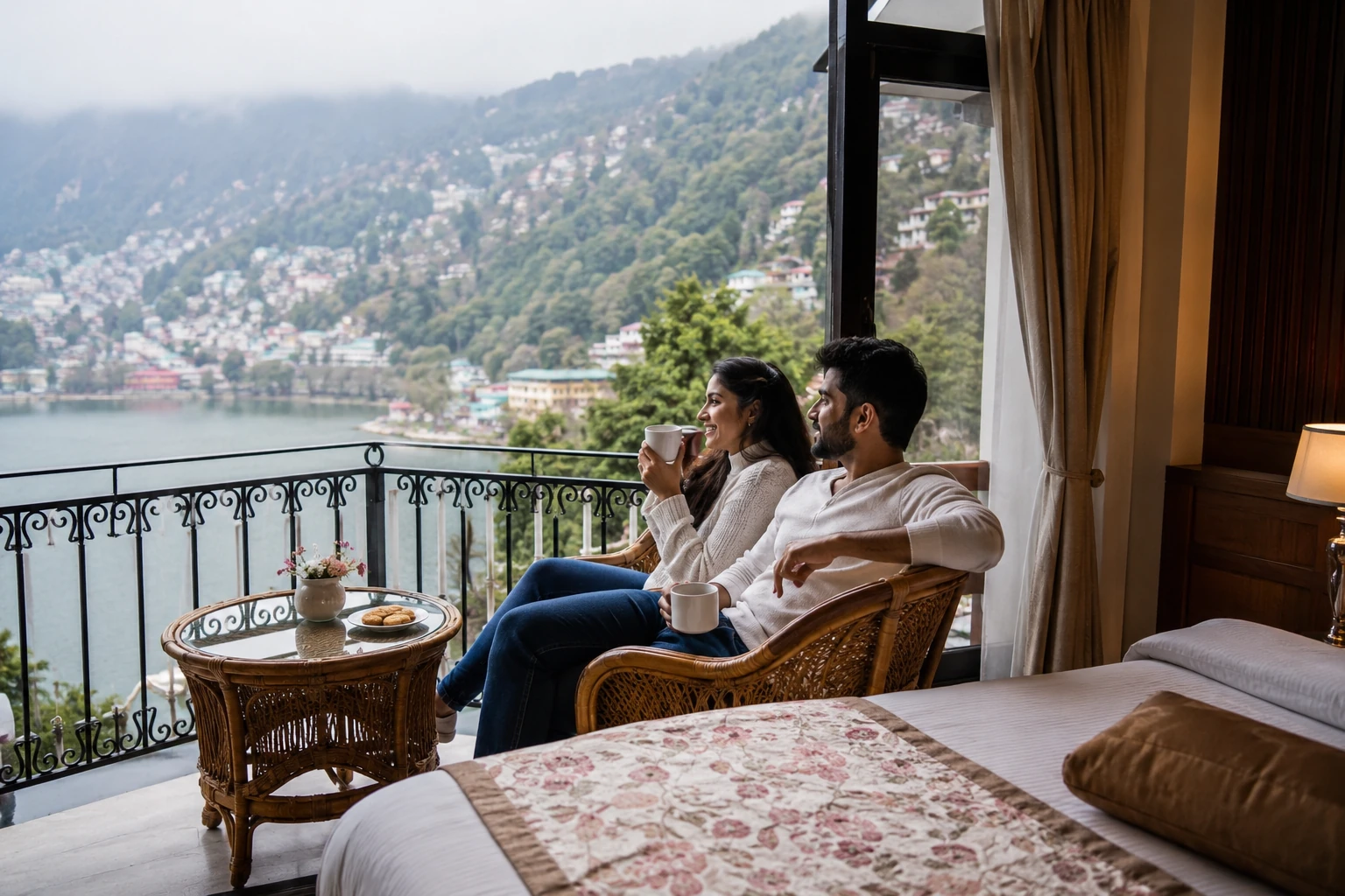 Romantic lake-view stay in Nainital