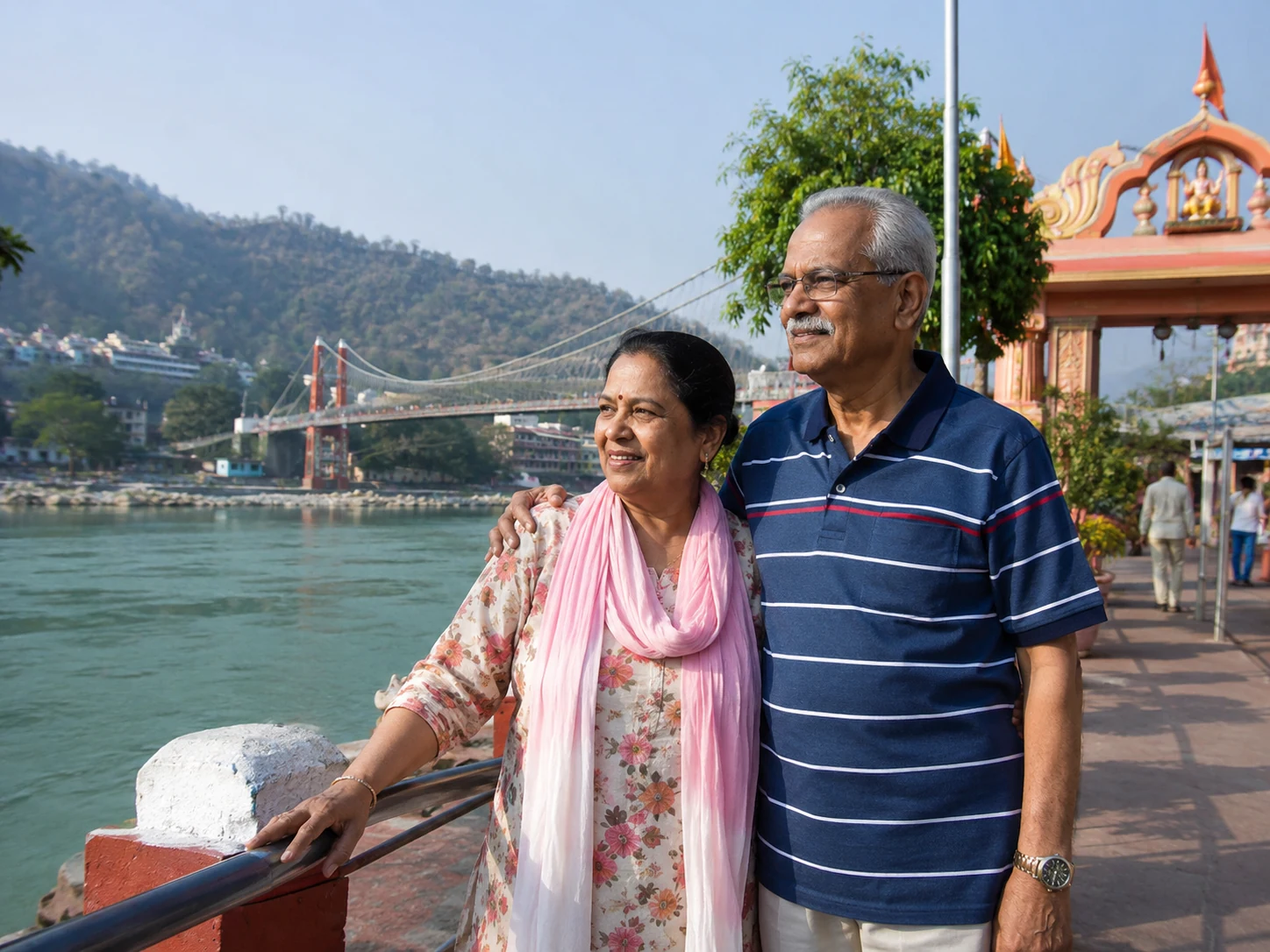 Senior citizen Rishikesh tour with relaxed sightseeing
